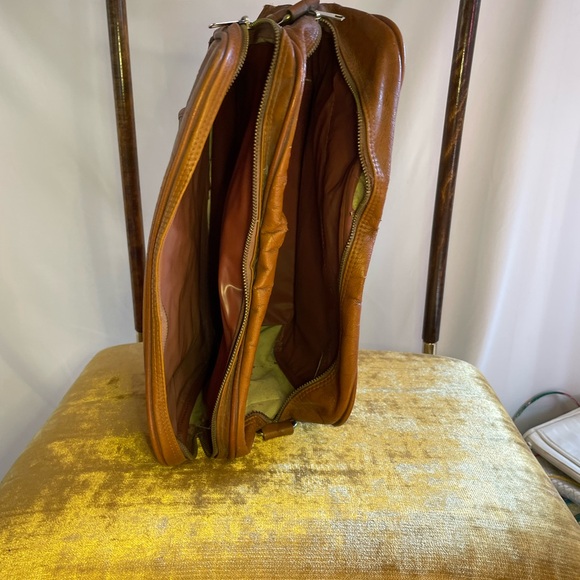 Vintage, Brown Leather, Computer Bag - Picture 5 of 5